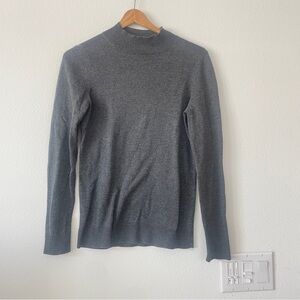 Women's Gray Turtleneck Sweater